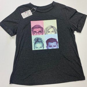 Black Schitts Creek Screen Print Graphic Tee